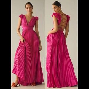 chinese dress ladies Rosalinda Ruffle Maxi Dress main image 0
